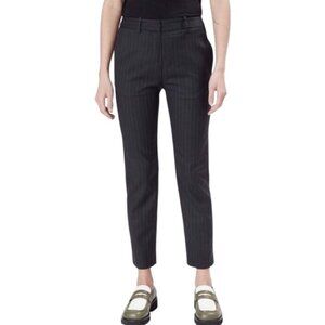 Nili Lotan wool pinstriped trouser pants box pleat dress pants career women’s 8